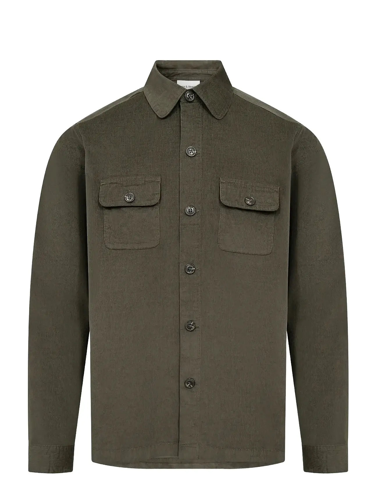 BRUUN & STENGADE Bs Onier Overshirt Shirt Khaki - S - Herren