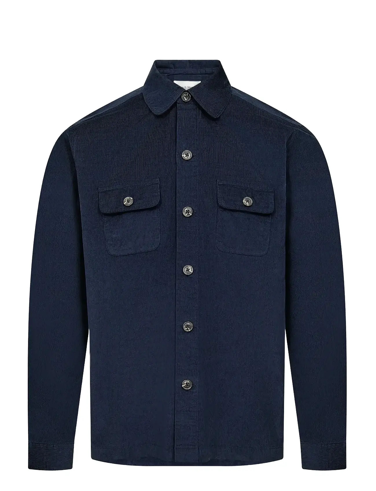 BRUUN & STENGADE Bs Onier Overshirt Shirt Navy - L - Herren
