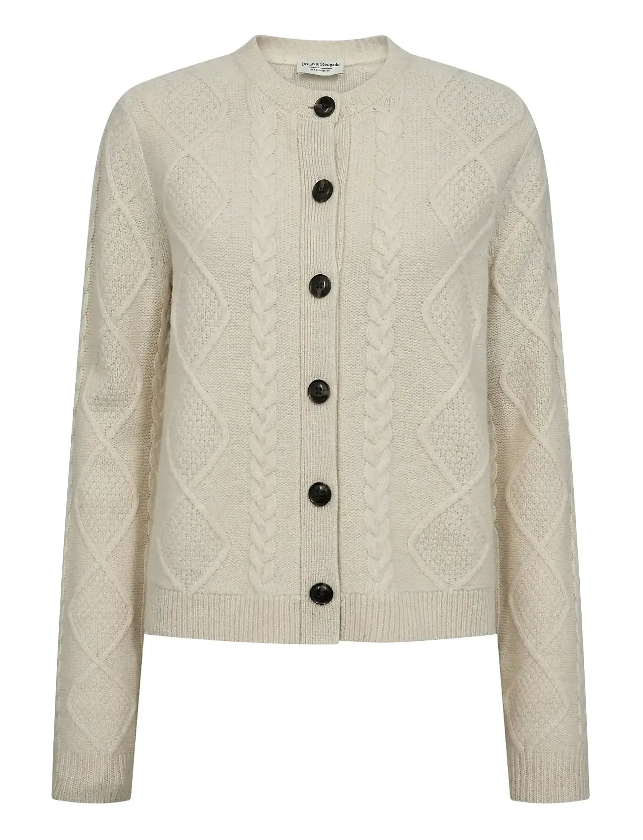 BRUUN & STENGADE Bs Marita Regular Fit Strickwaren Cream - M - Damen