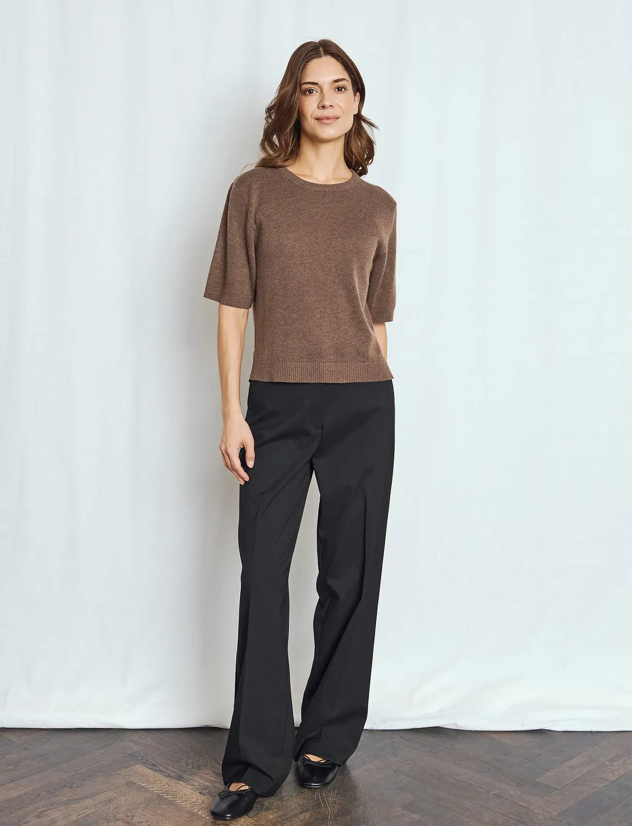 Bruun & Stengade Bs Vilde Suit Pants, 34, Black, Bukser > Lige Ben, Dame