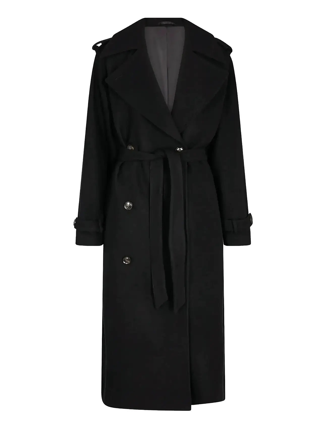 BRUUN & STENGADE Bs Kaylee Mantel Schwarz - 38 - Damen