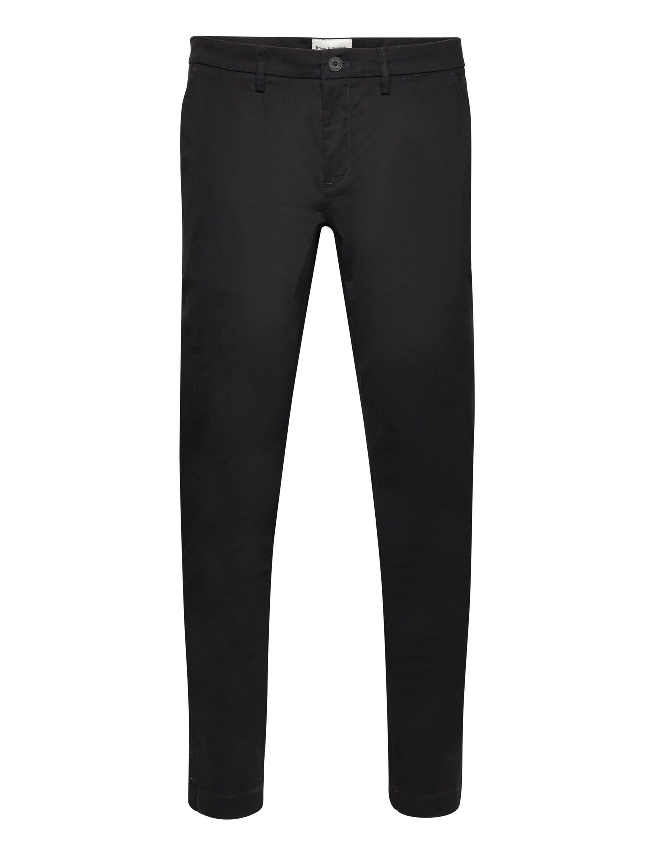 Bs Anton Slim Fit Chinos Bottoms Trousers Chinos Black Bruun & Stengade