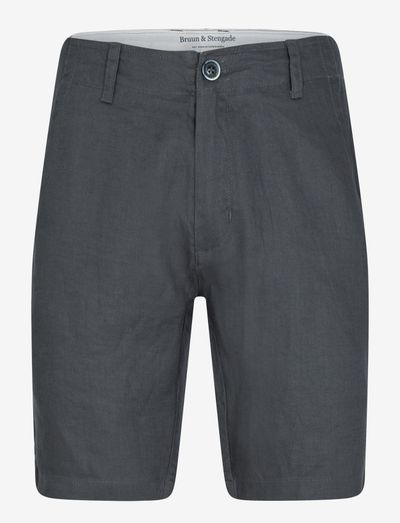 BS Pisco - linen shorts - grey
