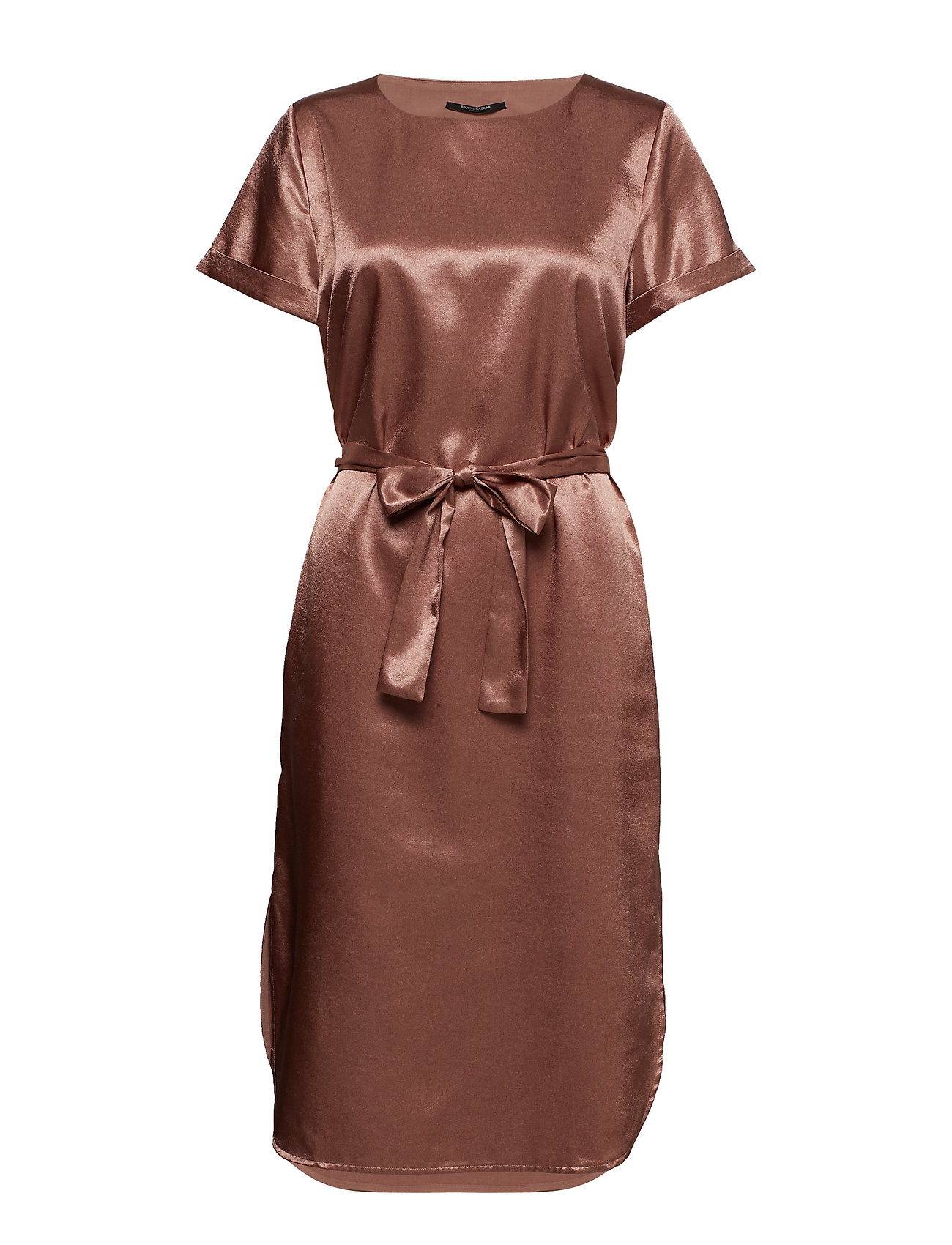 Vida Daria Dress Jurk Knielengte Bruin Bruuns Bazaar bruuns bazaar kopen in de aanbieding