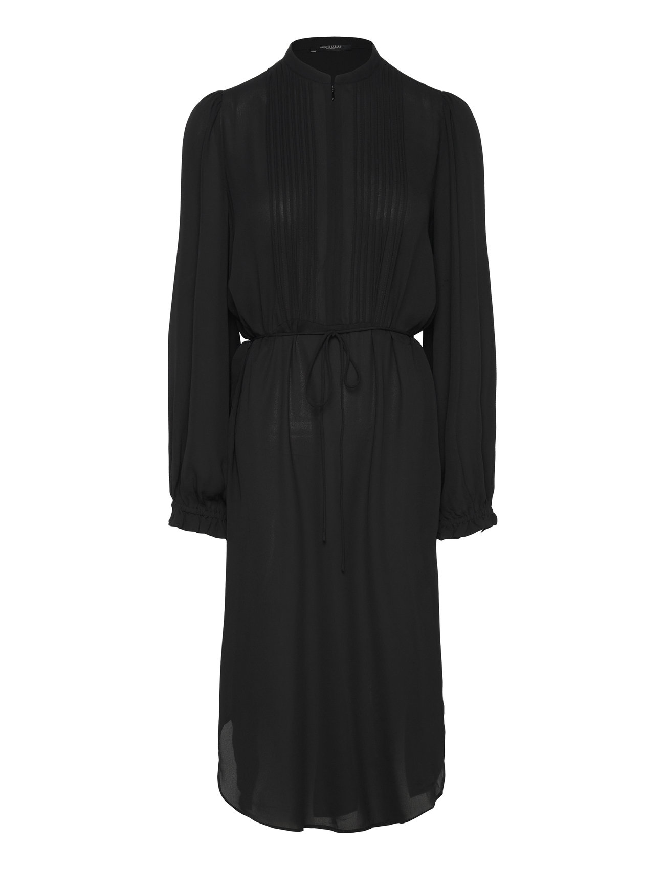 Camillabbfilla Dress Knelang Kjole Black Bruuns Bazaar