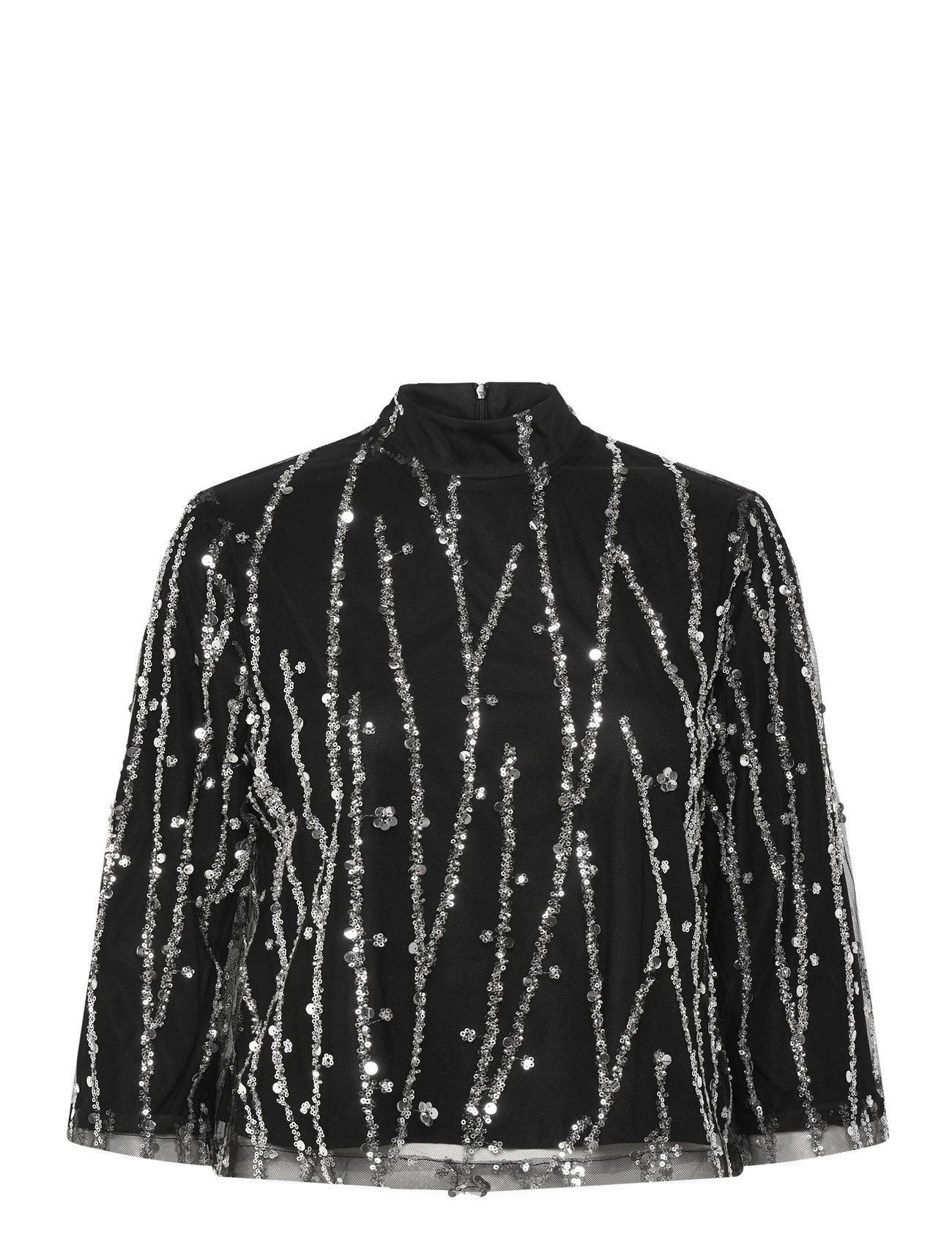 Bruuns Bazaar Daffibbignaras Blouse, 42, Black, Bluser > Langærmede, Dame