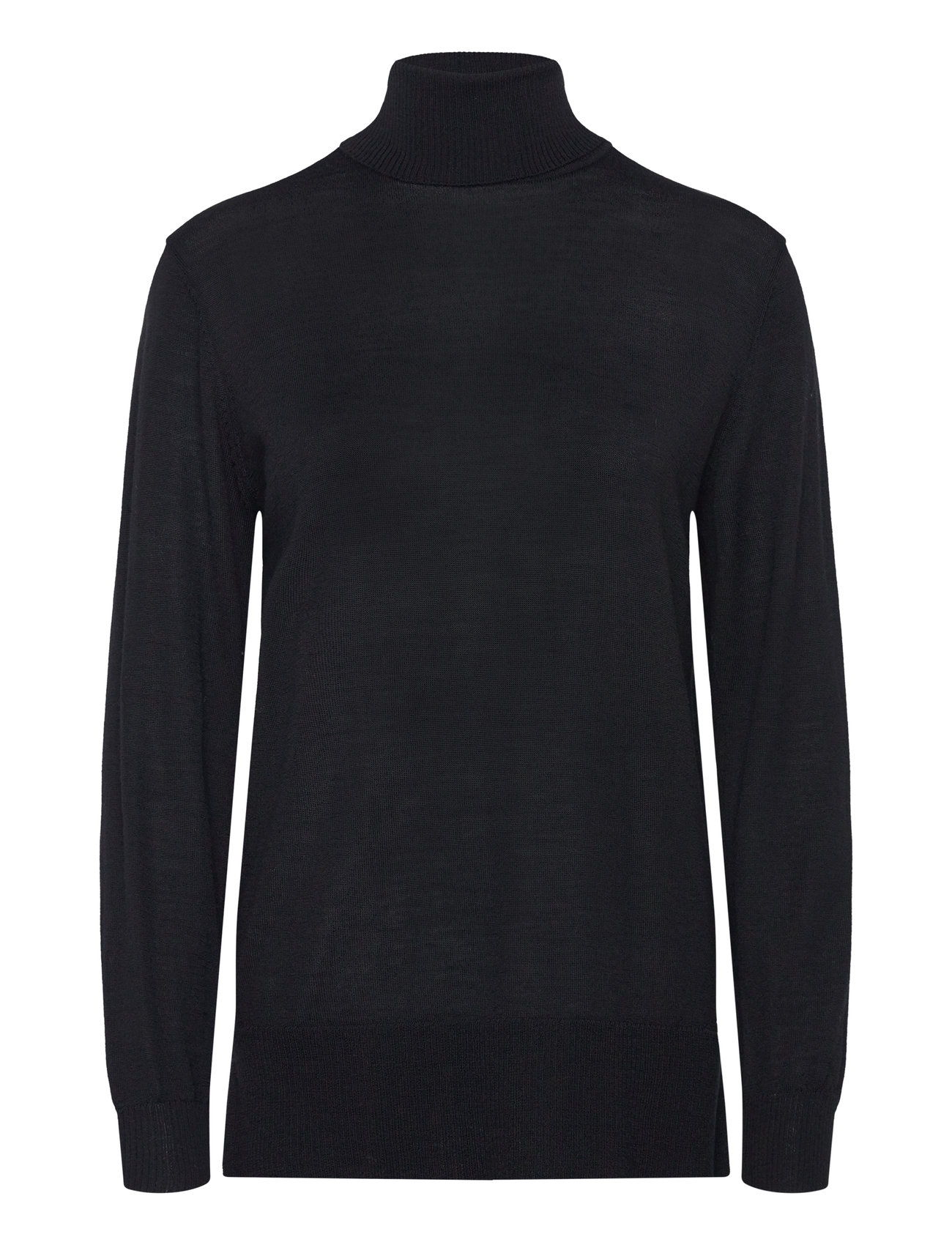 Charlenebbroll Neck Knit Black Bruuns Bazaar 158361
