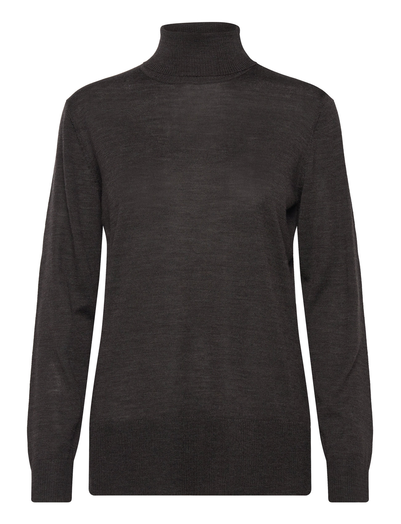 Charlenebbroll Neck Knit Black Bruuns Bazaar