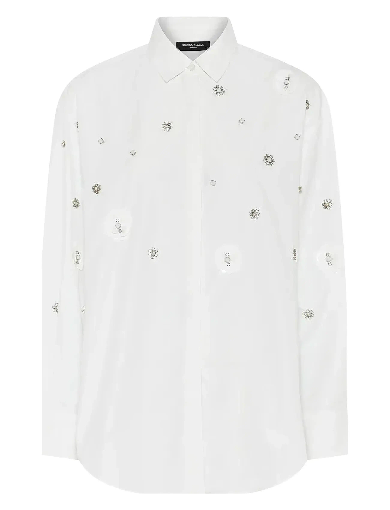 BRUUNS BAZAAR Chrisoulabbbeia Shirt Weiß - 34 - Damen