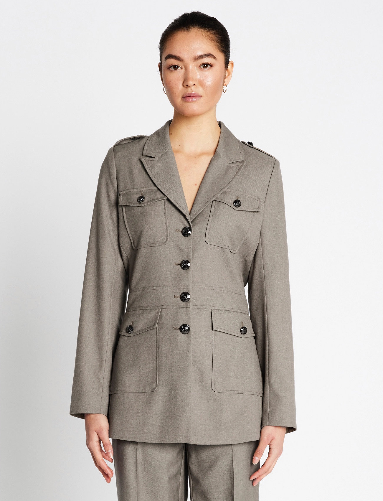 Bruuns Bazaar Carotabbbakita Jacket, 34, Beige, Jakker > Utility-Jakker, Dame