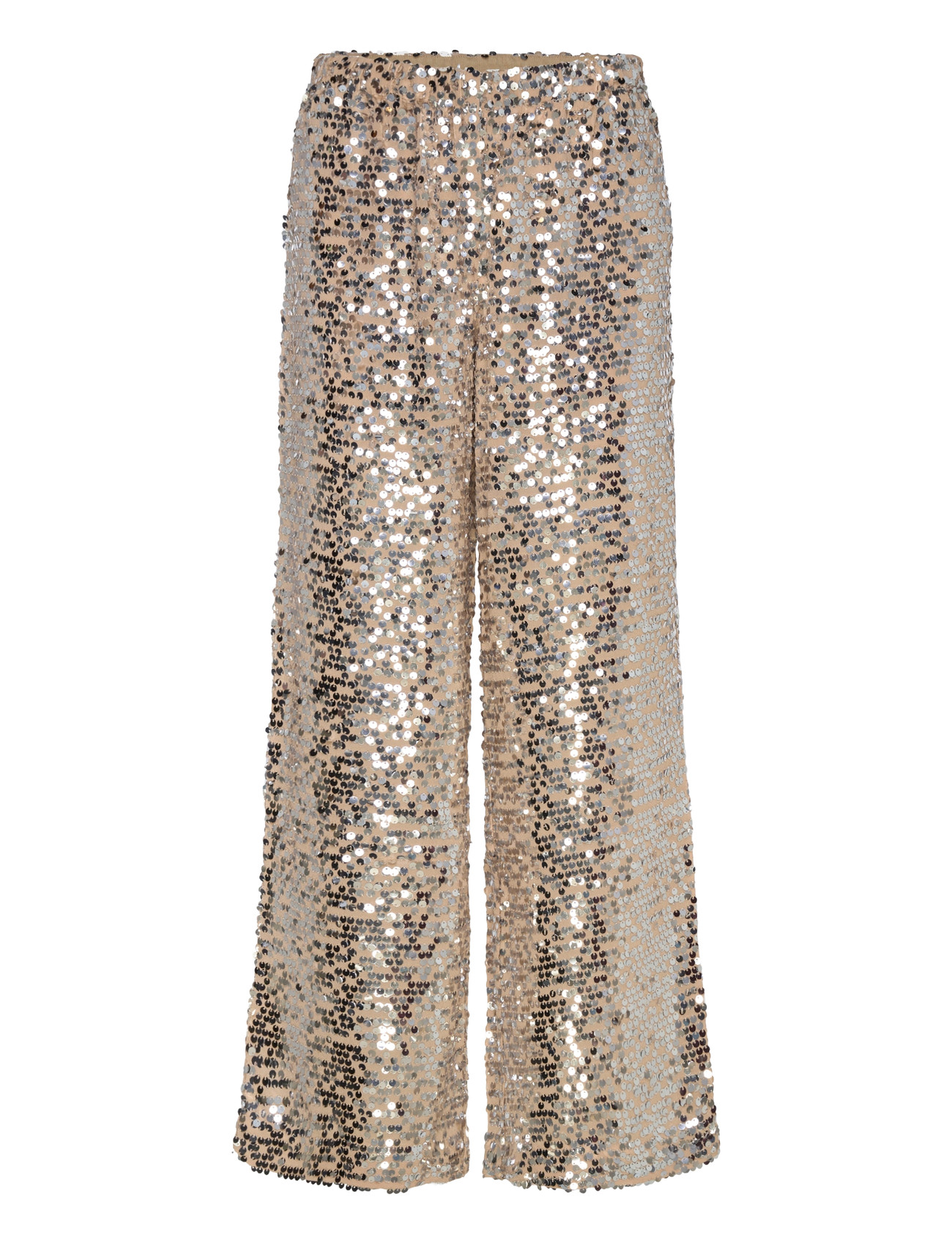 Bruuns Bazaar Foliumbbbrinna Pants, 42, Silver, Bukser > Brede Ben, Dame