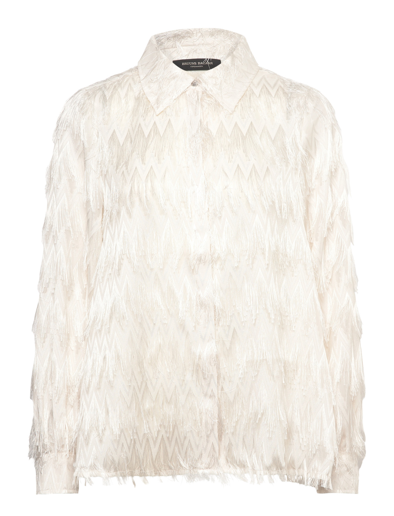 Bruuns Bazaar Frillybbardadia Shirt, 38, White, Skjorter > Langærmede, Dame