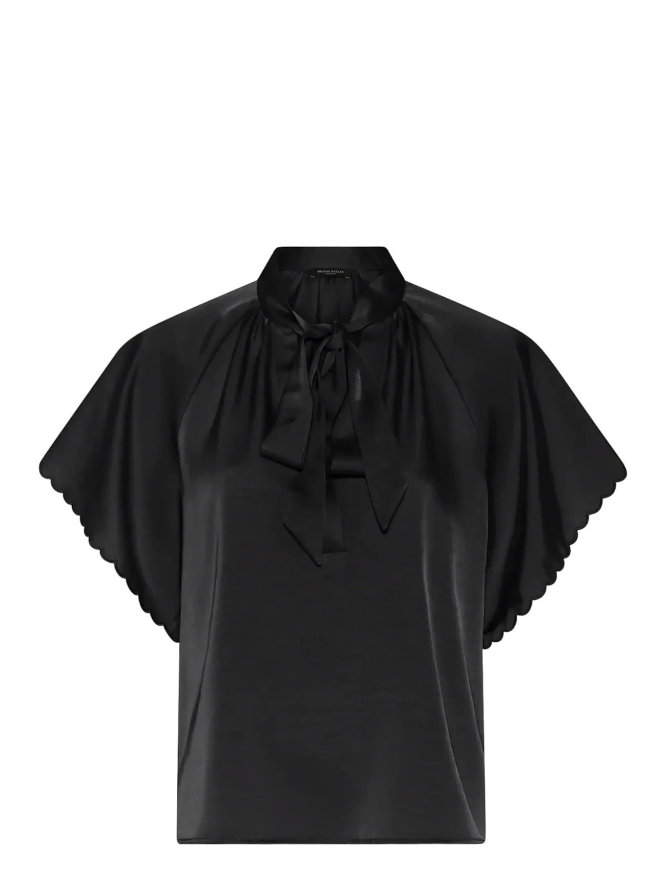 BRUUNS BAZAAR Beckiabbwendi Bluse Schwarz - 34 - Damen