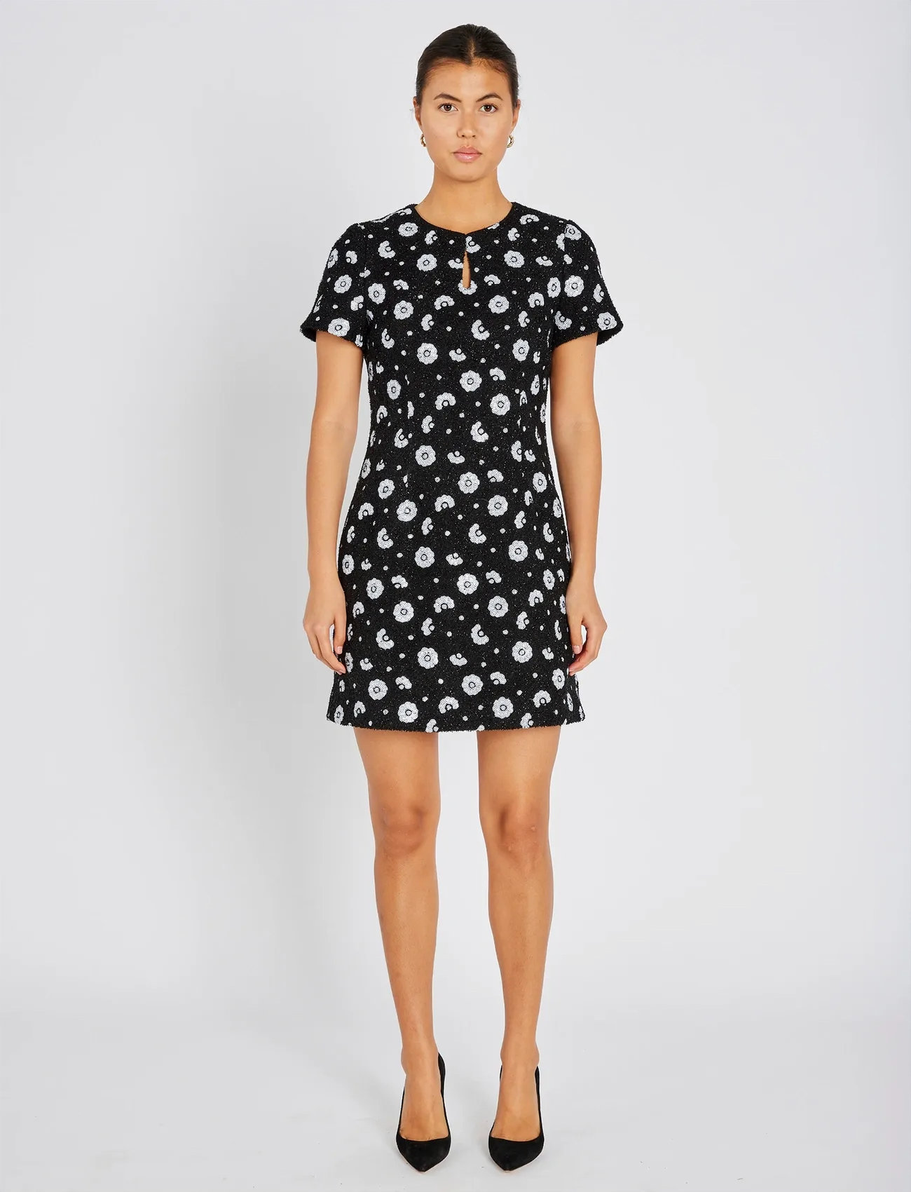 Bruuns Bazaar Brittlebbsilja Dress, 36, Black, Kjoler > Kort Kjole, Dame