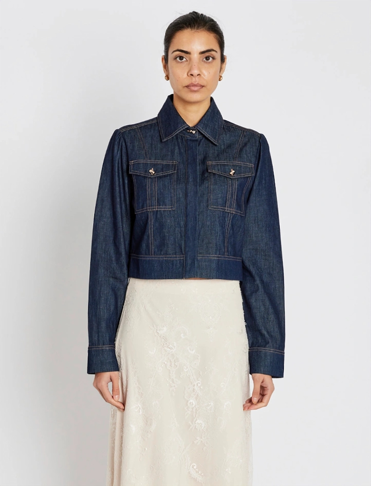 Bruuns Bazaar Chambrabbglorita Shirt, 36, Blue, Jakker > Denim, Dame