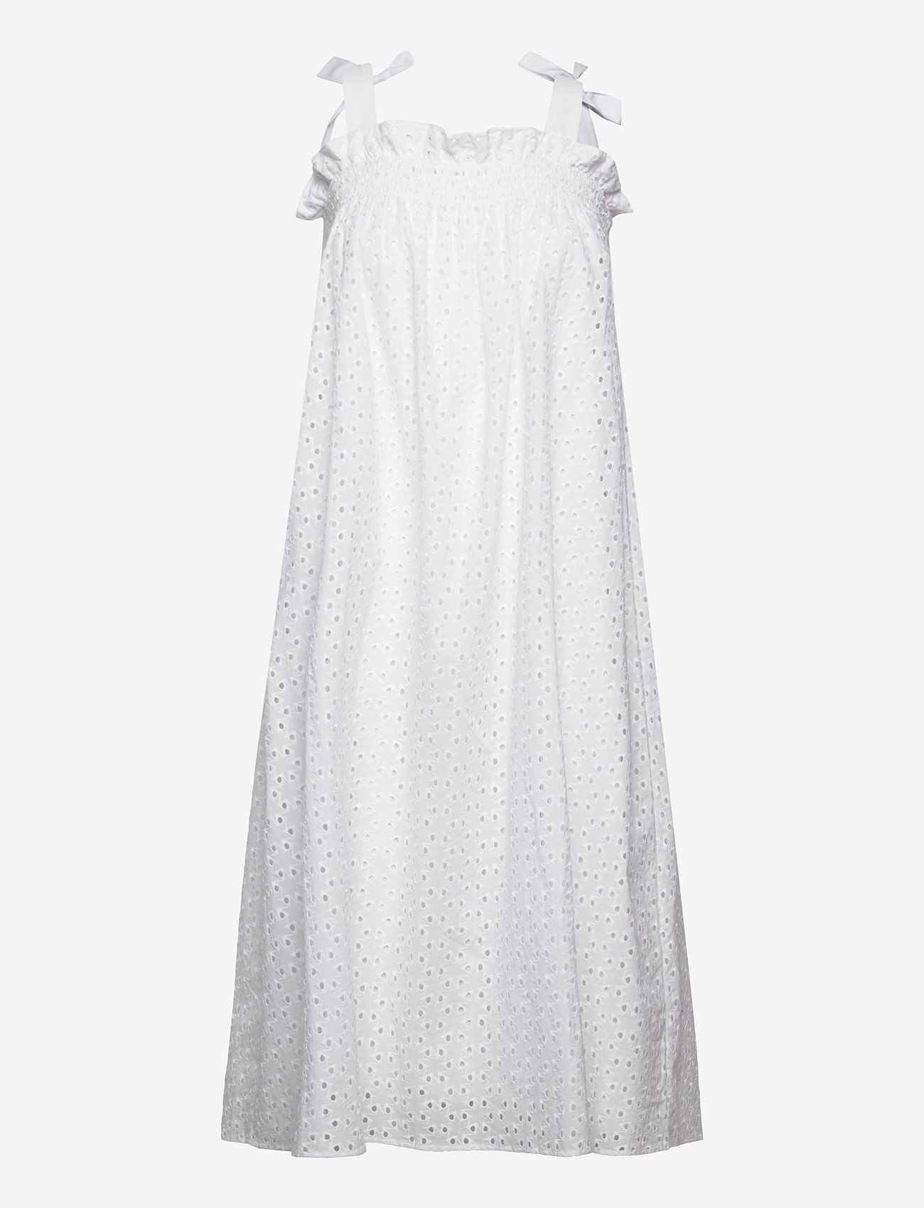 Bruuns Bazaar - Clianta Christine dress - sukienki koronkowe - white - 1