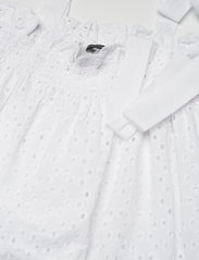 Bruuns Bazaar - Clianta Christine dress - sukienki koronkowe - white - 4