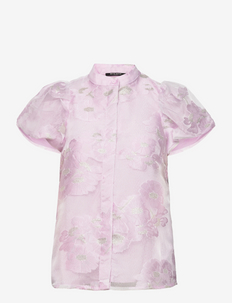 Aconite Dorte shirt - blouses met korte mouwen - light orchid