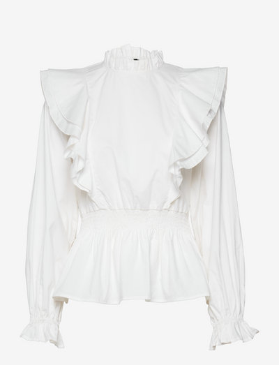 Rosie Harrison blouse - långärmade blusar - white