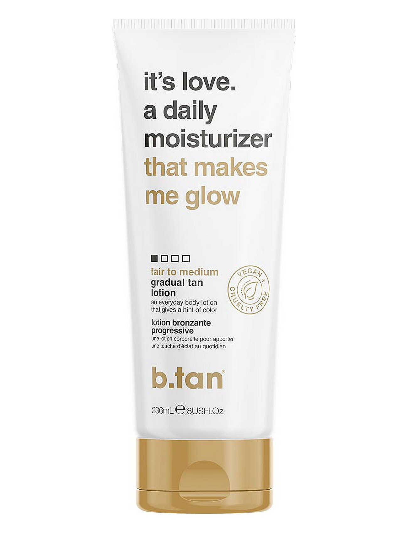 It's Love. A Daily Moisturizer Gradual Tan Lotion Beauty Women Skin Care Sun Products Self Tanners Lotions Nude B.Tan