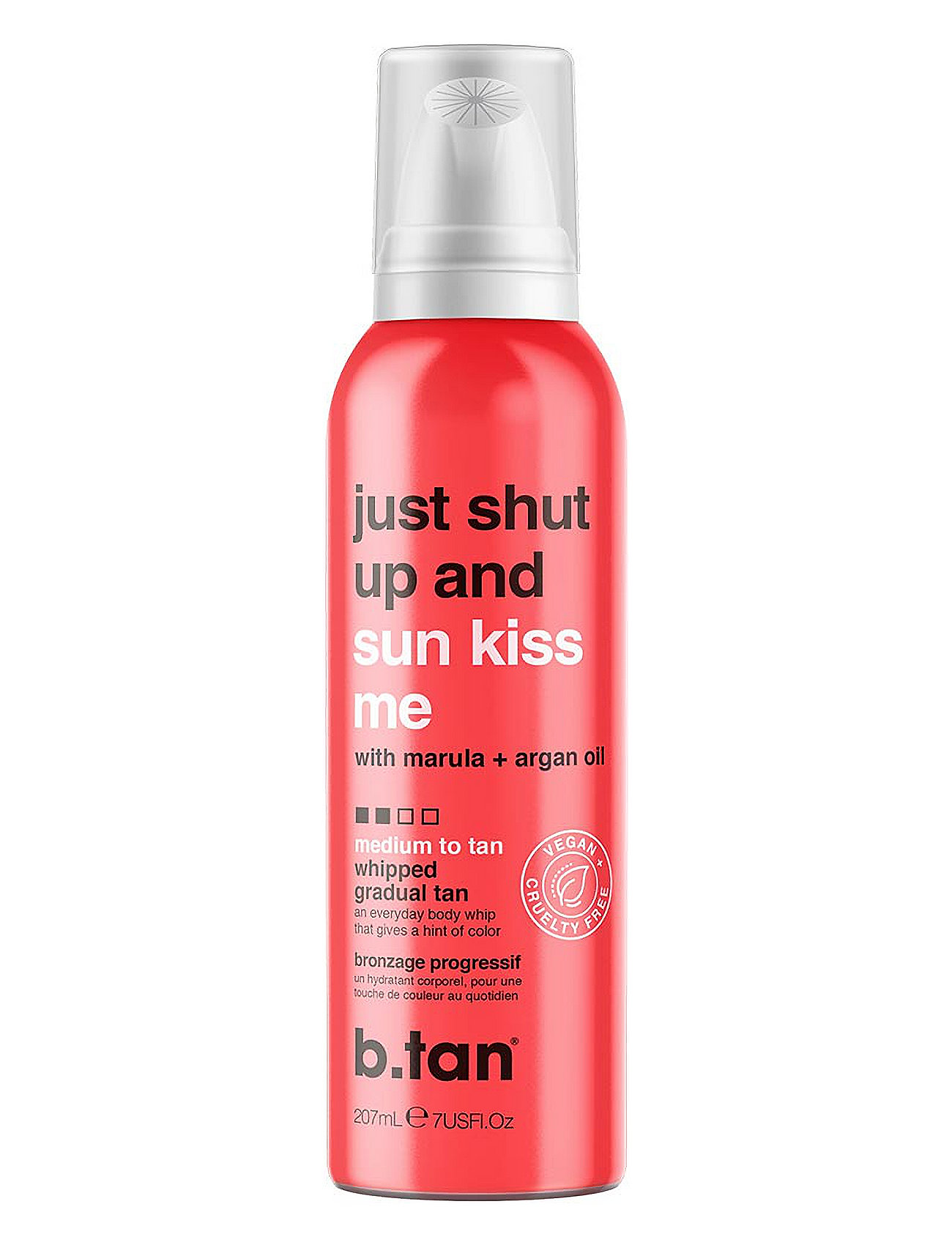Just Shut Up & Sunkiss Me Whipped Gradual Tan Beauty Women Skin Care Sun Products Self Tanners Mousse Nude B.Tan