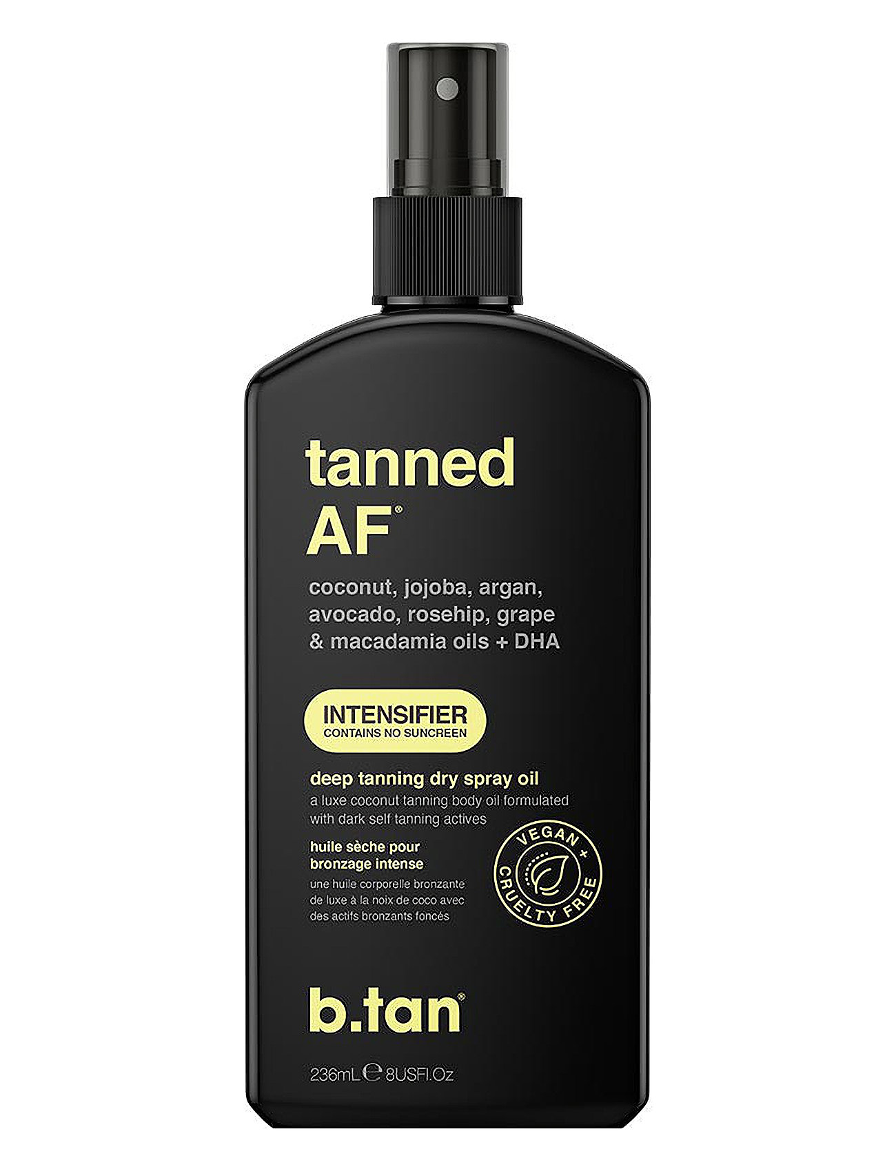 Tanned Af Intensifier Deep Tanning Dry Spray Oil Beauty Women Skin Care Sun Products Self Tanners Mists Nude B.Tan