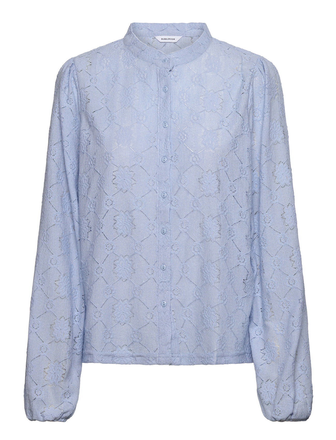 BUBBLEROOM Lange Ärmel Button Bluse Blau - S - Damen