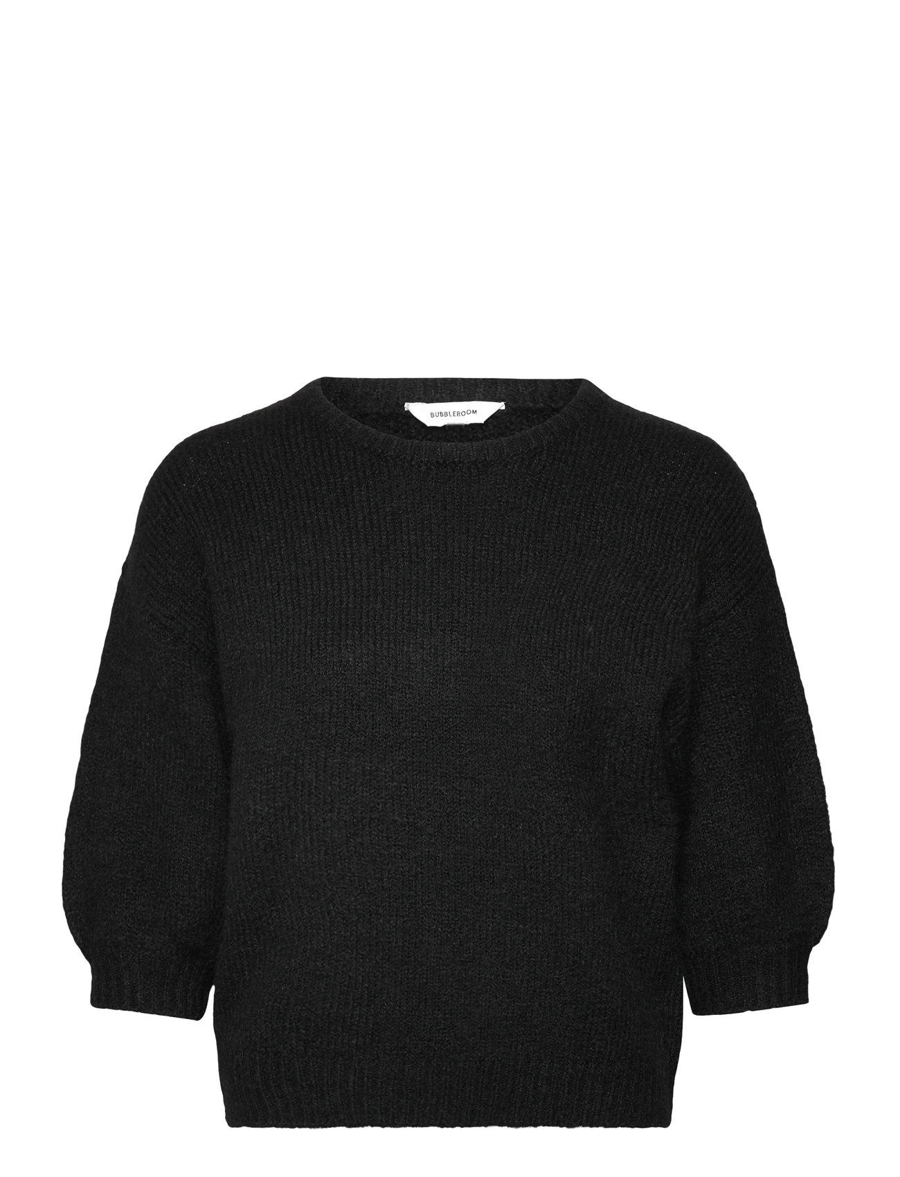 BUBBLEROOM Kurz Sleeve Strick Pullover Schwarz - XS - Damen