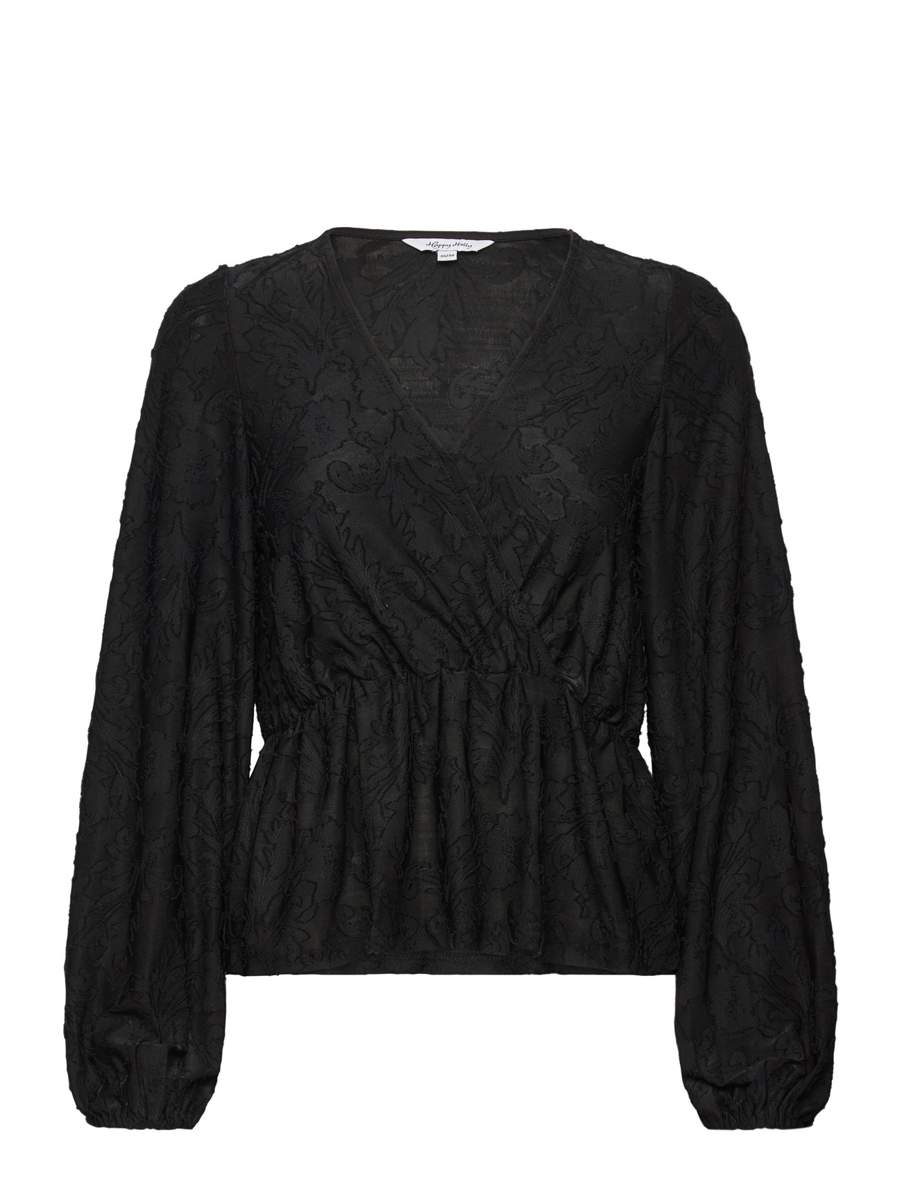BUBBLEROOM Structure Floral Oberteil Schwarz - 32-34 - Damen