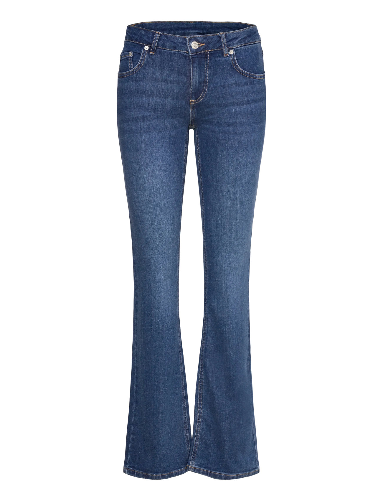 BUBBLEROOM Low Embroidery Pocket Jeans Blau - 34x83 - Damen
