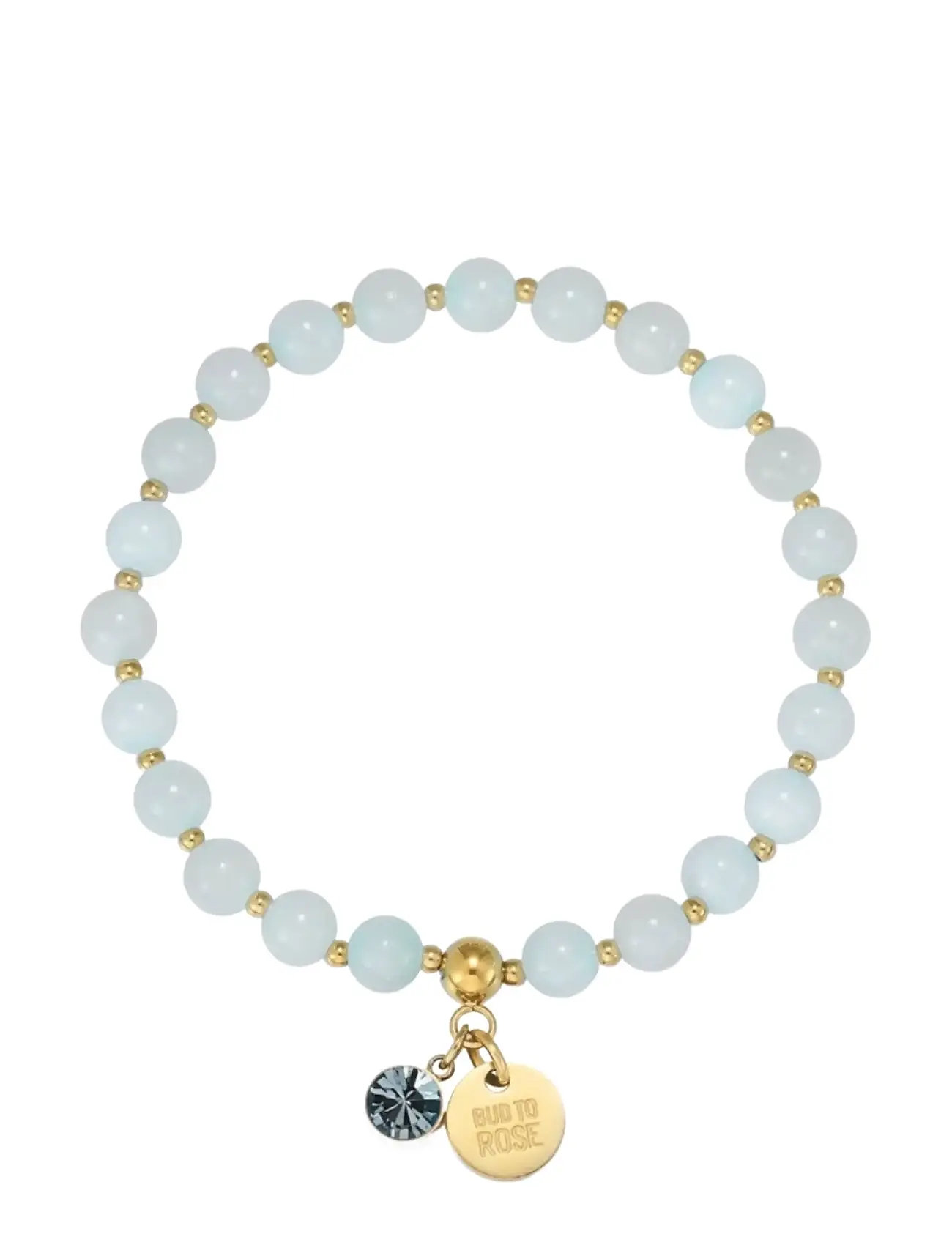 BUD TO ROSE Beverly Armband Lt.Blau/Gold Blau - One Size - Damen