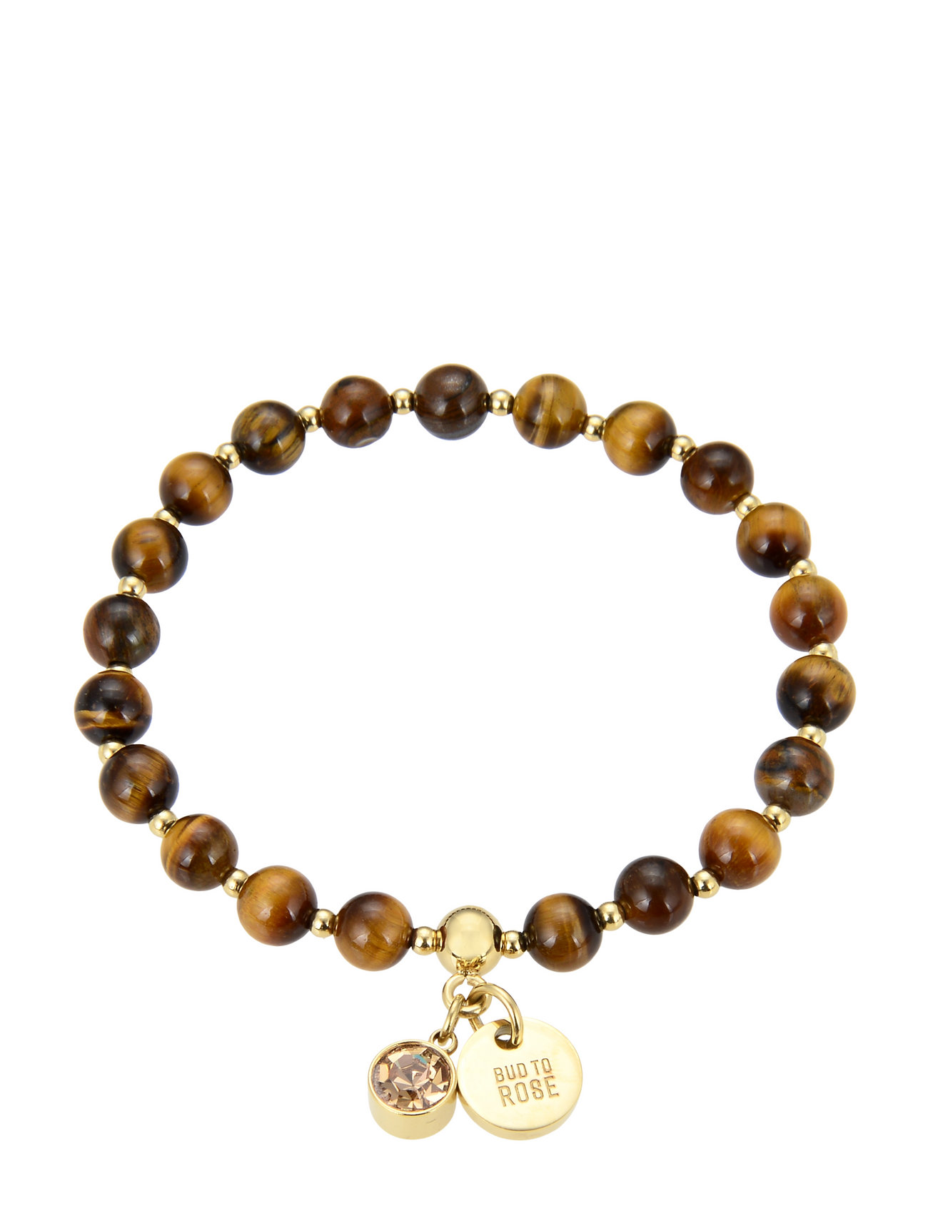 BUD TO ROSE Beverly Braceletbrown/Gold Patterned - One Size - Damen