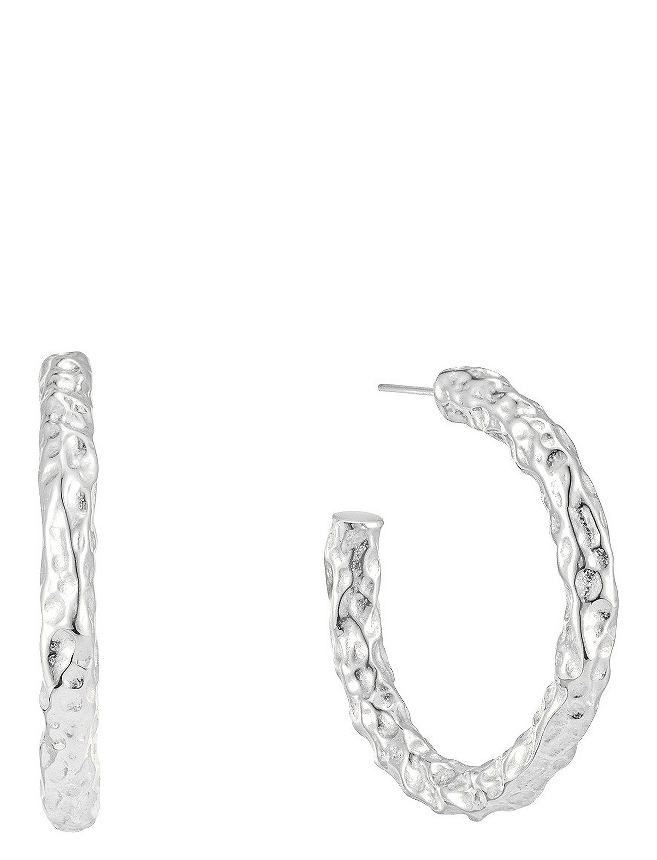 BUD TO ROSE Ridge Large Hoop Ohrring Gold Silber - One Size - Damen
