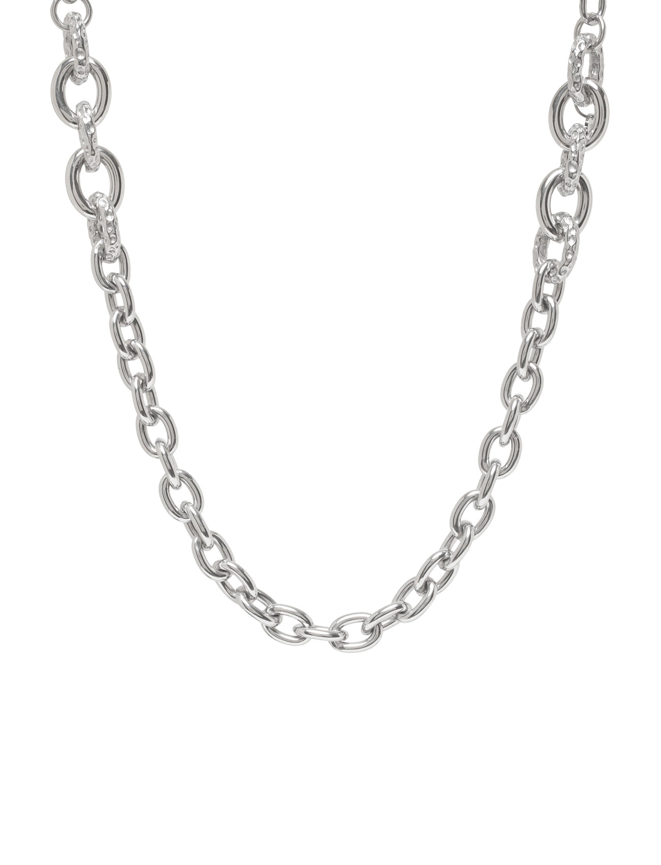 BUD TO ROSE Ridge Mix Chunky Long Neckace Gold Silber - One Size - Damen