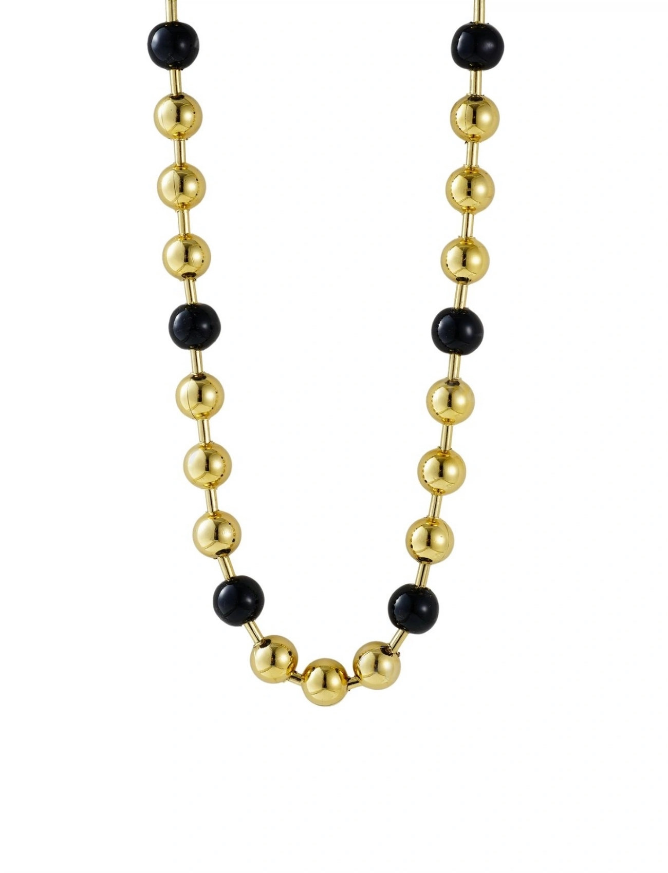 BUD TO ROSE Eclipse Kurz Kette Schwarz/Gold Gold - One Size - Damen
