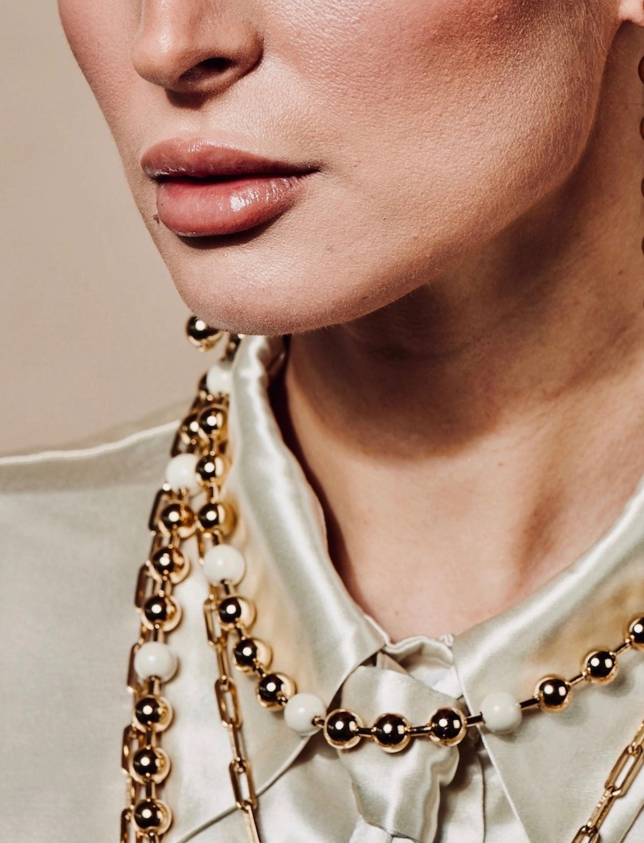 Bud to rose Eclipse Short Necklace Black/Gold, One Size, Gold, Halskæder > Statement-Halskæder, Dame