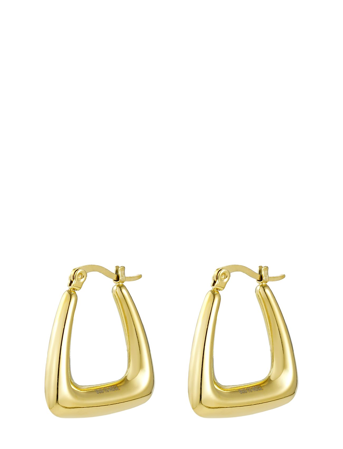 Bud To Rose Bowie Earring Gold Guld