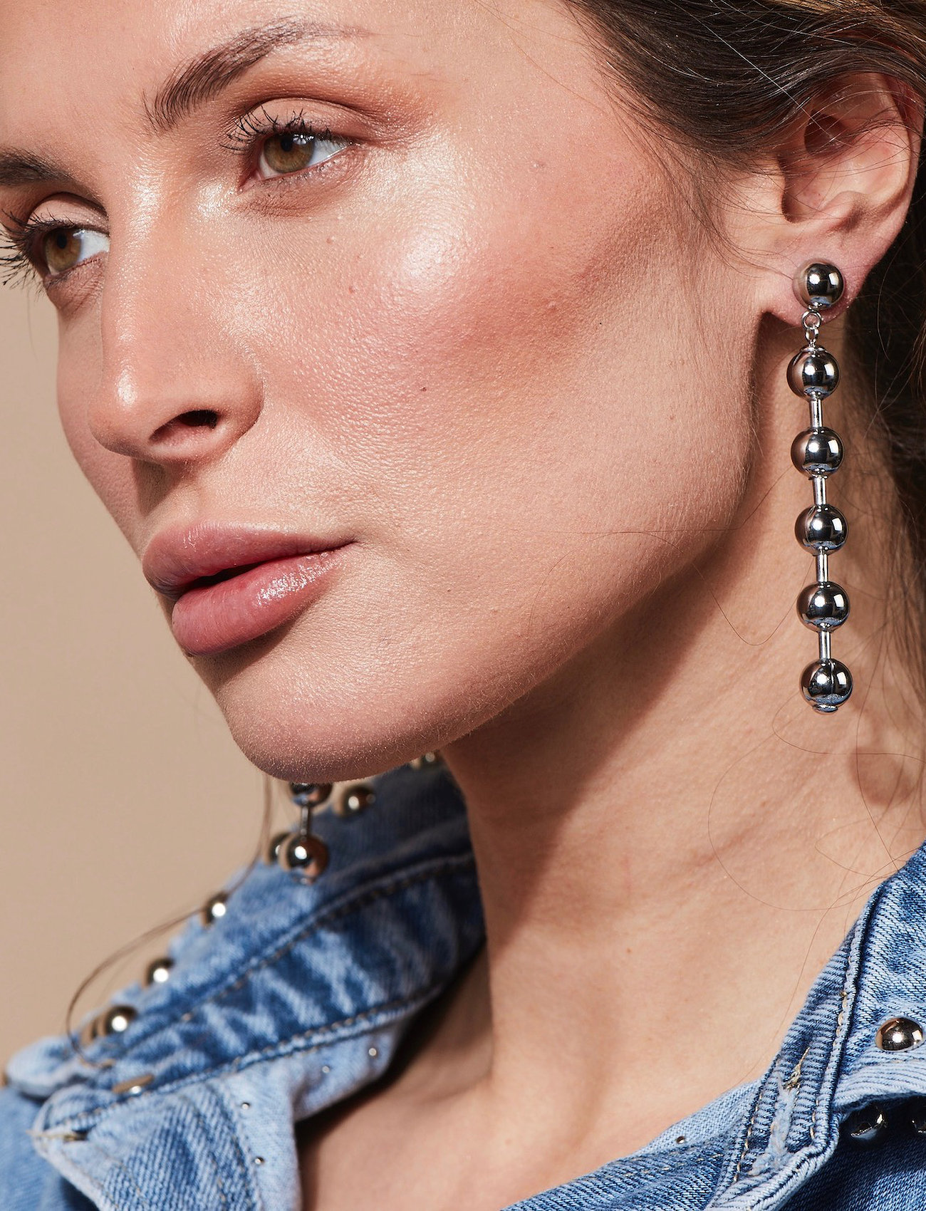 Bud to rose Eclipse Earring Silver, One Size, Silver, Øreringe > Øreringe Med Vedhæng, Dame
