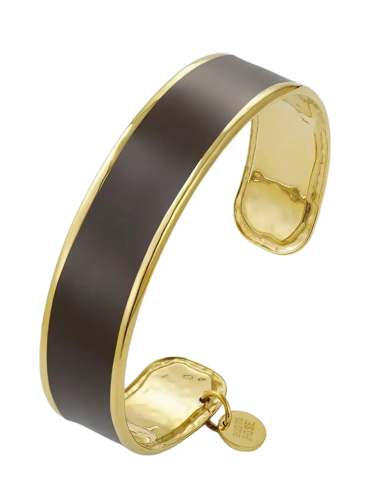 BUD TO ROSE Envy Enamel Bangle Ivory/Gold Gold - One Size - Damen