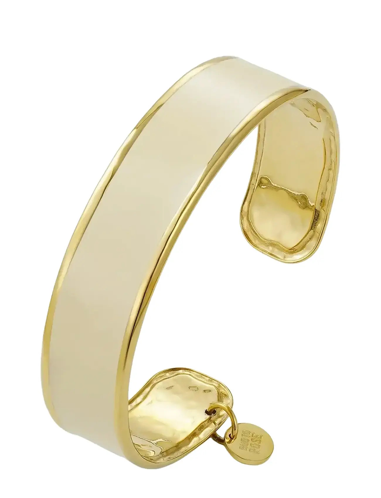 BUD TO ROSE Envy Enamel Bangle Ivory/Gold Gold - One Size - Damen
