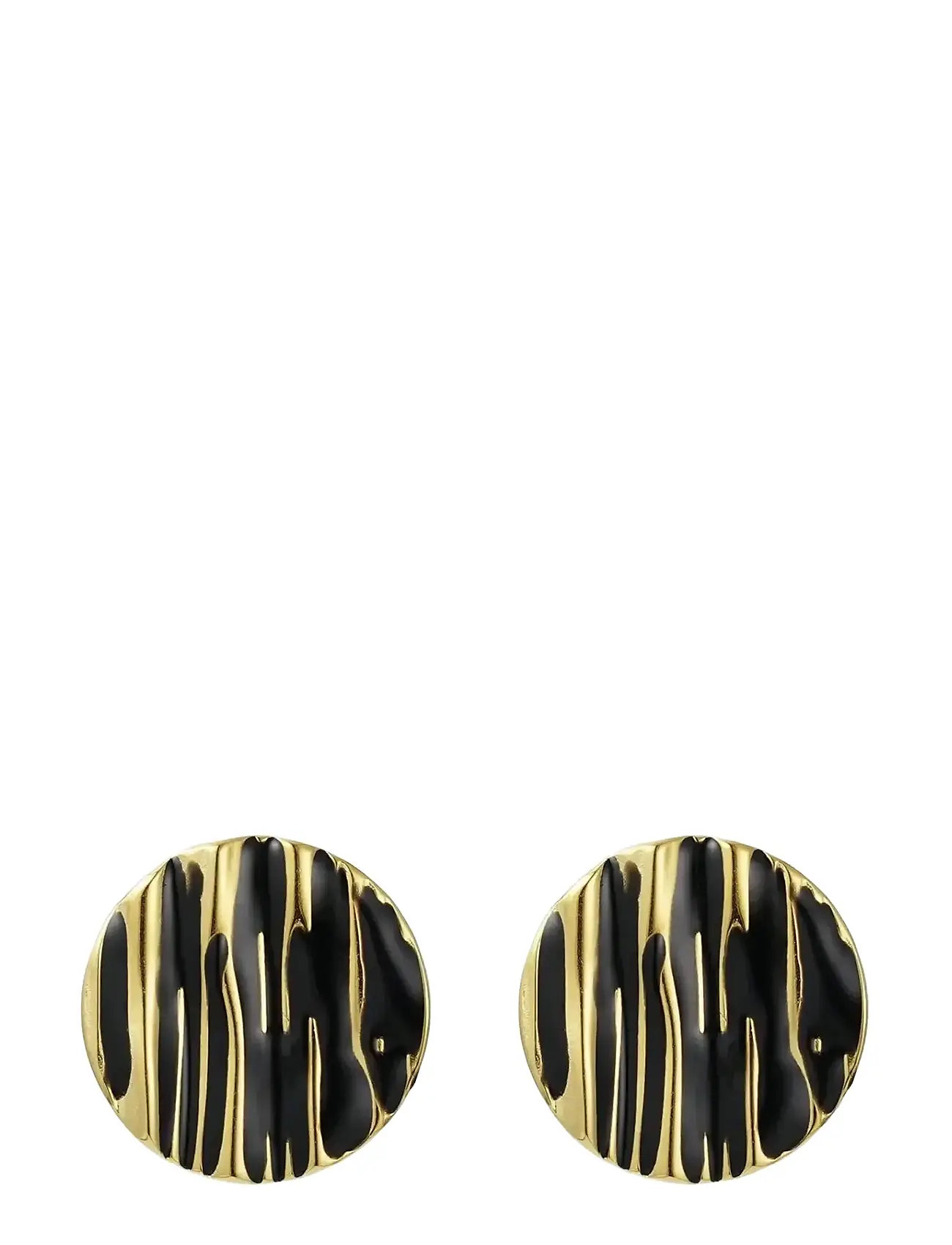 BUD TO ROSE Blake Ohrring Schwarz/Gold Gold - One Size - Damen