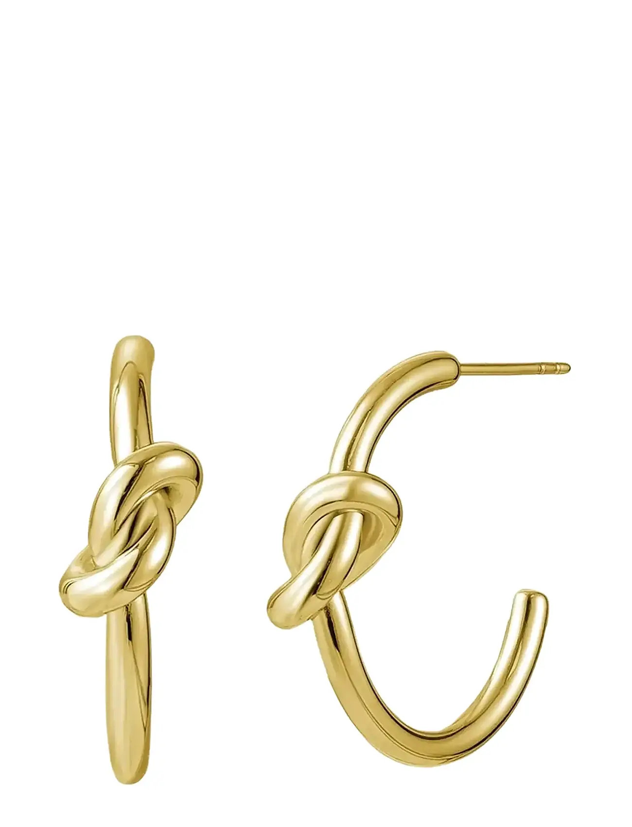 BUD TO ROSE Knot Creole Gold Gold - One Size - Damen