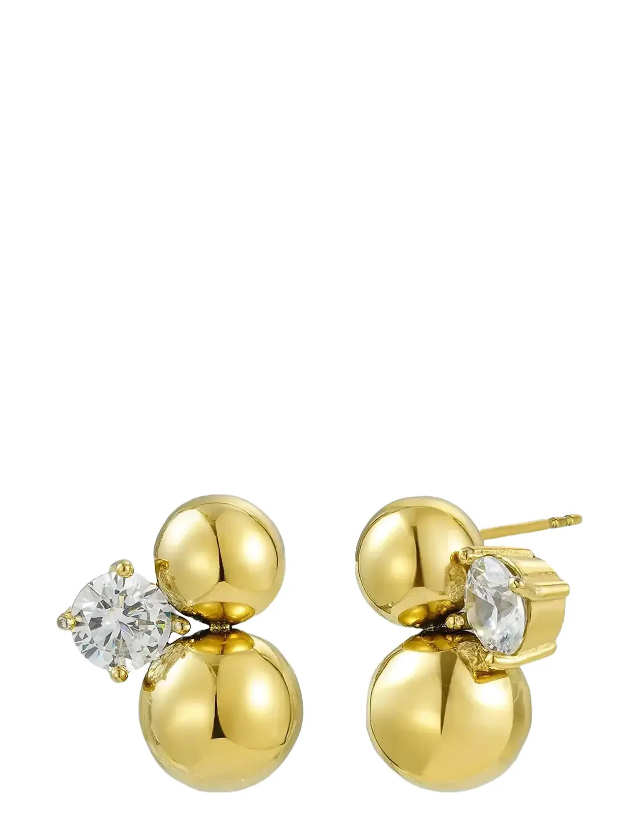 BUD TO ROSE Brea Crystal Ohrring Gold Gold - One Size - Damen