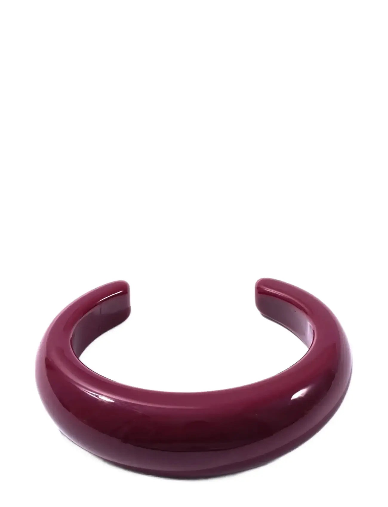 BUD TO ROSE Bond Bangle Resin Burgundy Burgundy - One Size - Damen