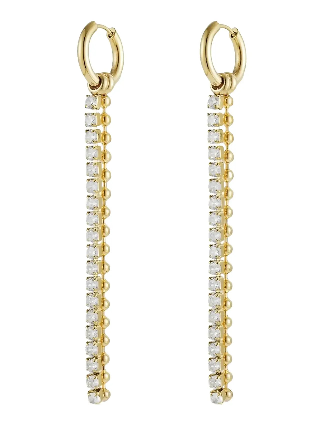 BUD TO ROSE Ice Bead Fringe Ohrring Gold Gold - One Size - Damen