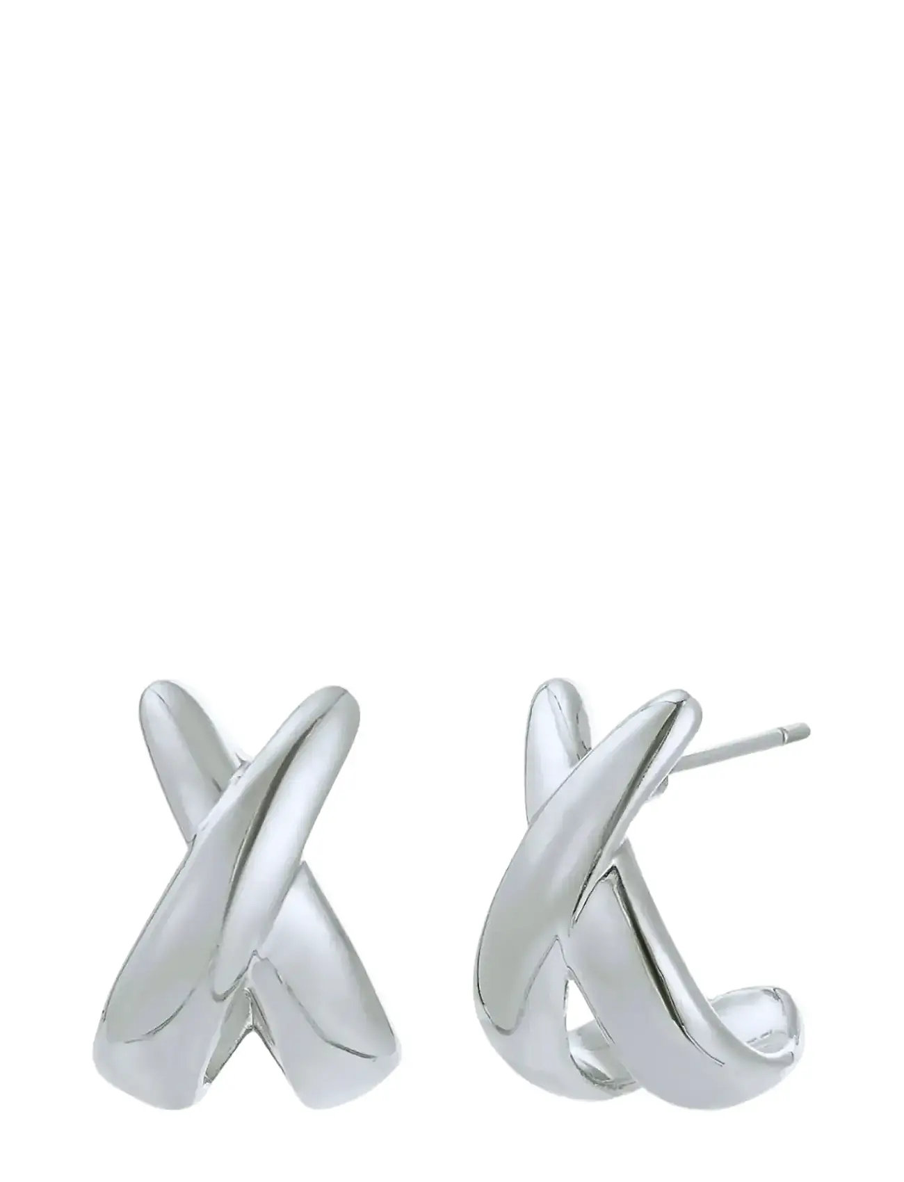 BUD TO ROSE Cross Ohrring Gold Silber - One Size - Damen