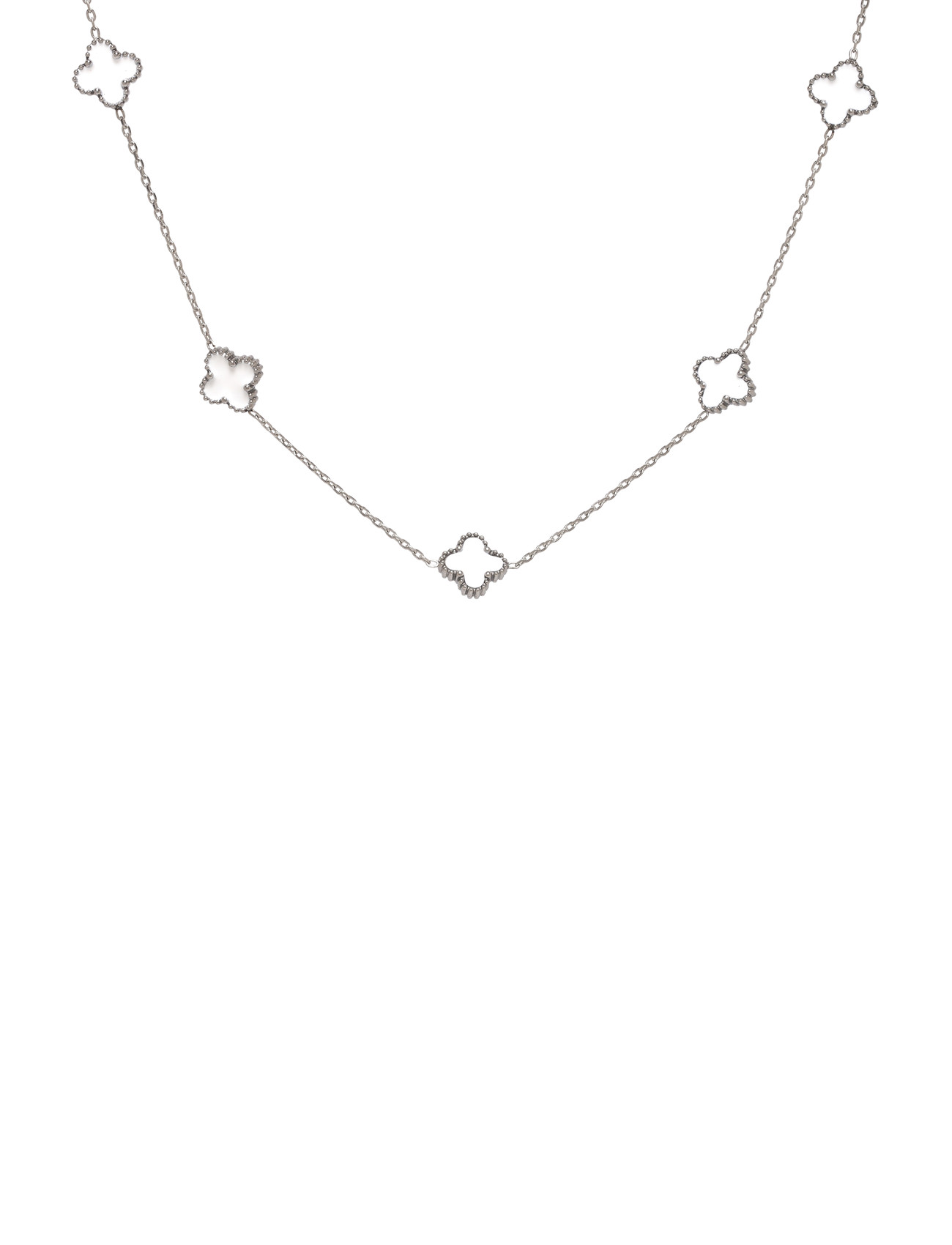 BUD TO ROSE Clover Multi Kette Weiß/Silber Silber - One Size - Damen