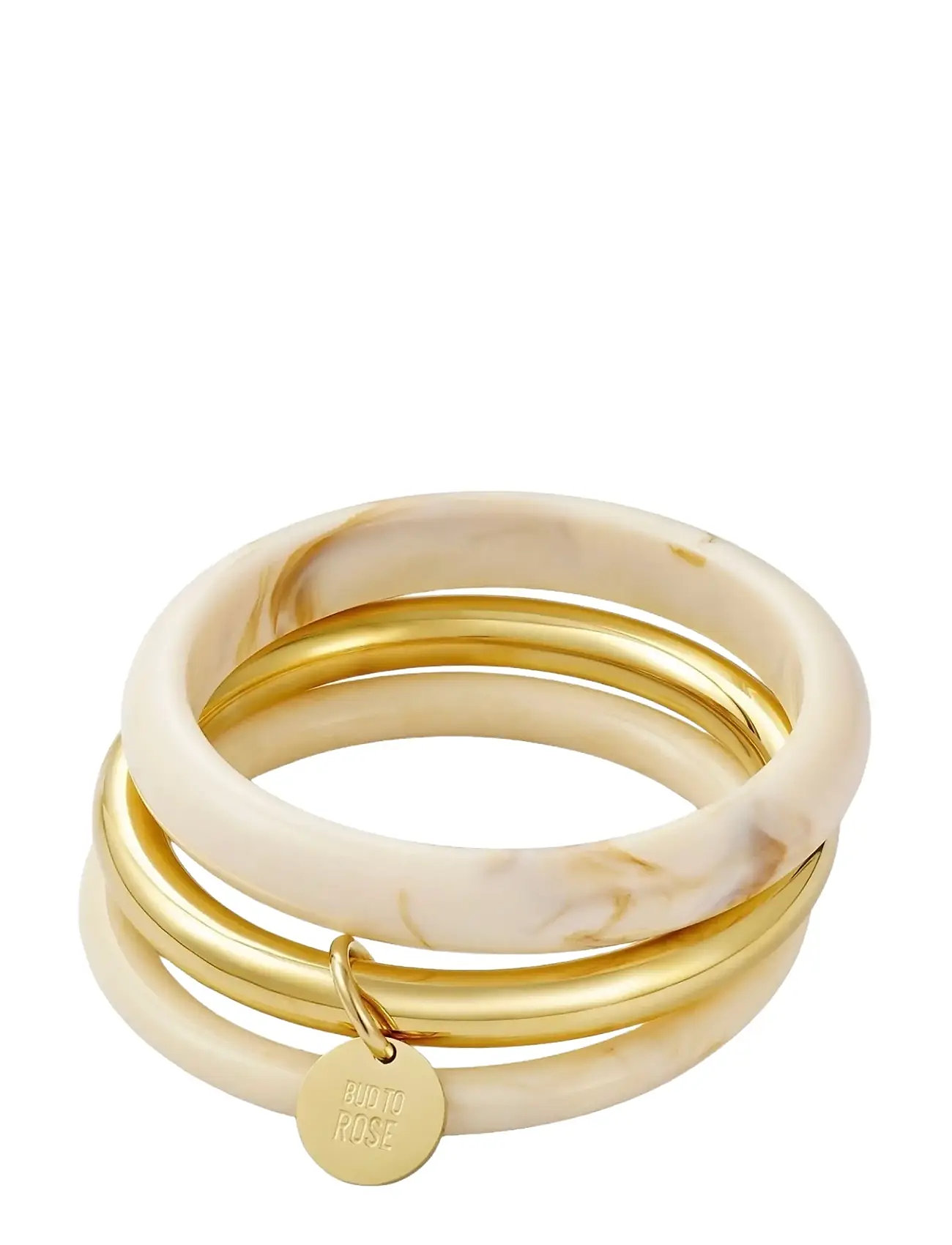 BUD TO ROSE Rue Resin Mix Armband Silber Gold - One Size - Damen