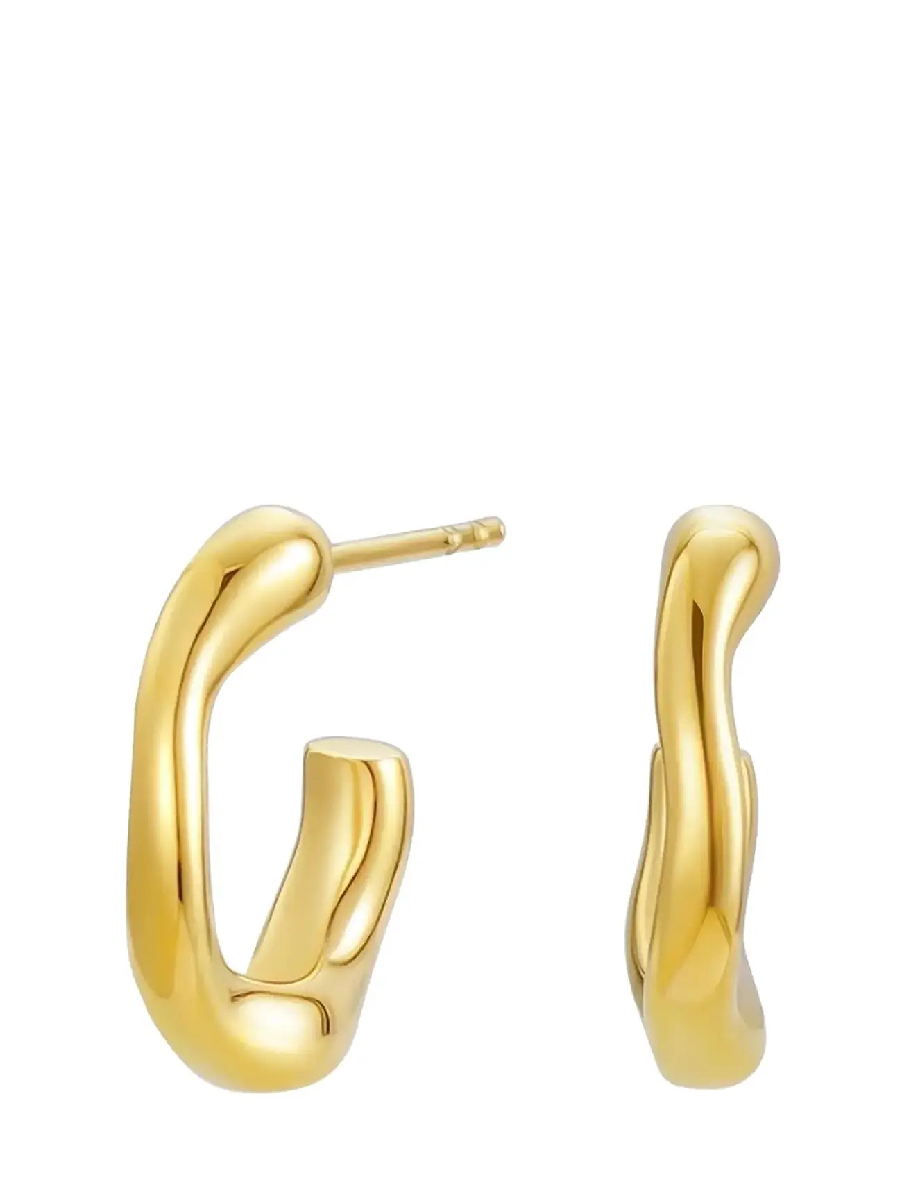 BUD TO ROSE Miller Creole Ohrring Silber Gold - One Size - Damen
