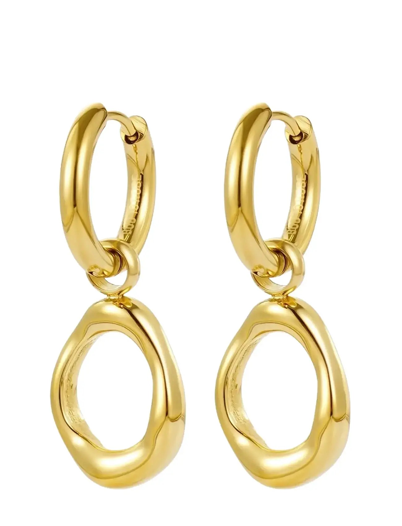 BUD TO ROSE Miller Hoop Ohrring Gold Gold - One Size - Damen